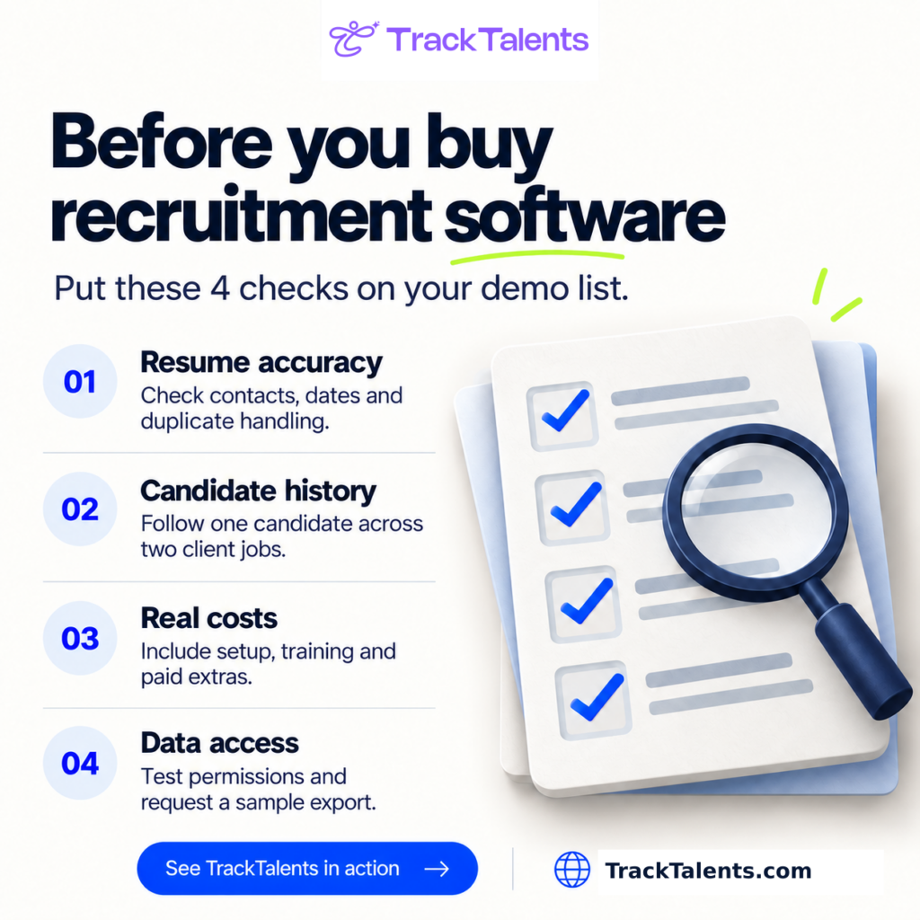 What Staffing Agencies Should Check Before Buying Recruitment Software